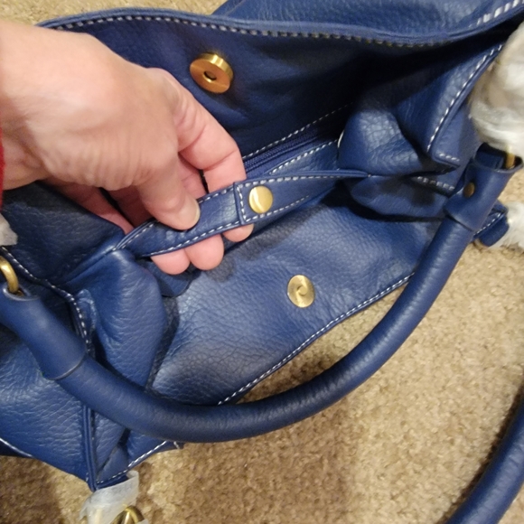 NWT Lexy International Handbag ~ Navy Blue - Picture 8 of 8